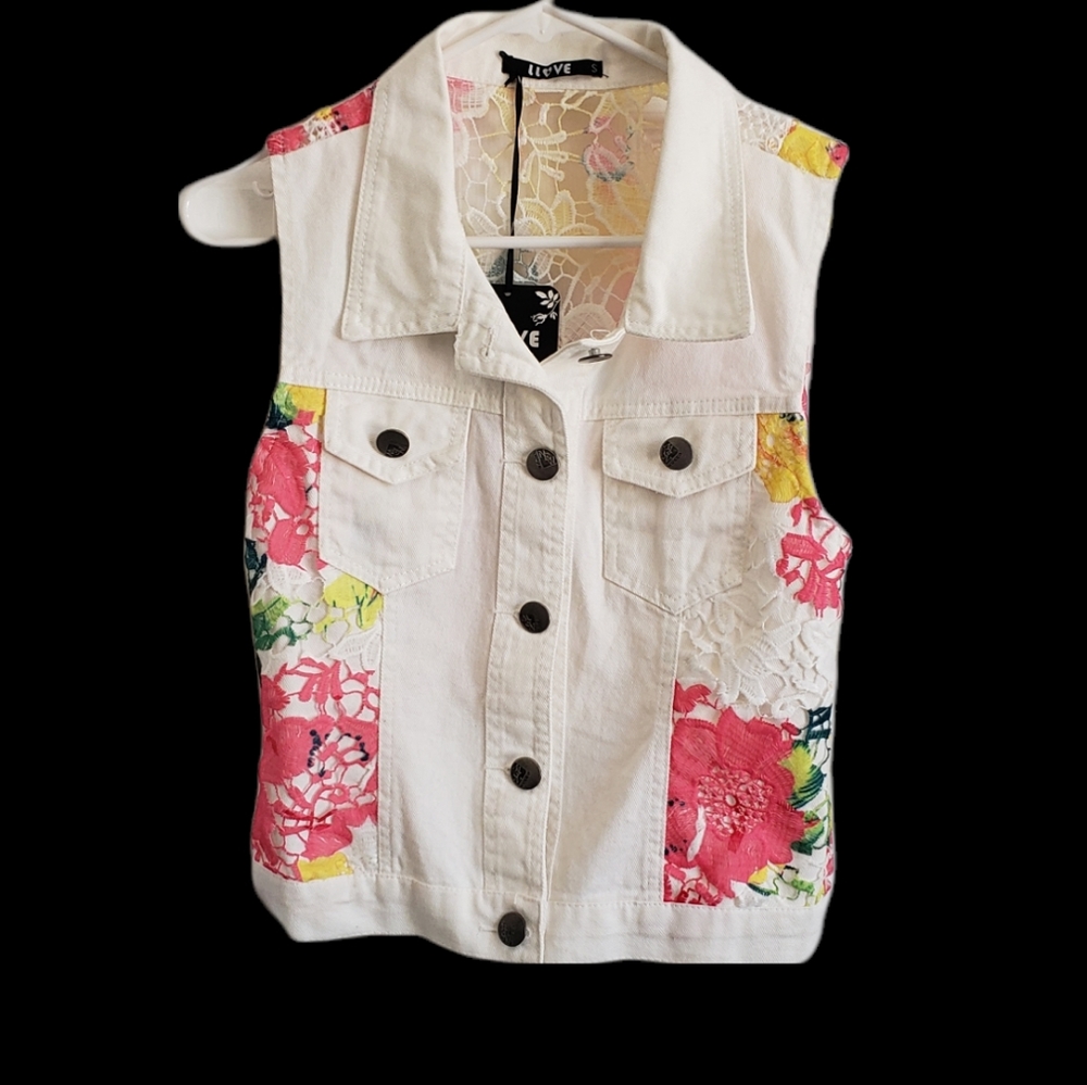 NWT DENIM VEST